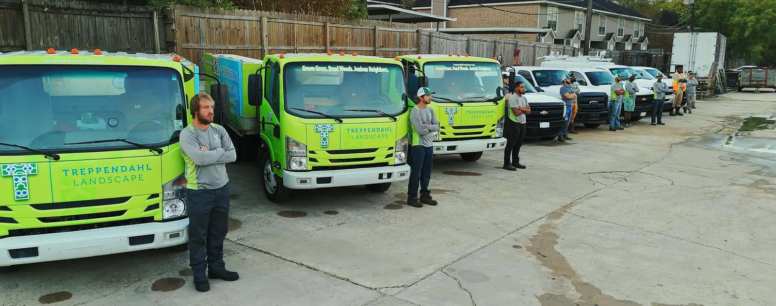 The Treppendahl Landscape fleet and crew